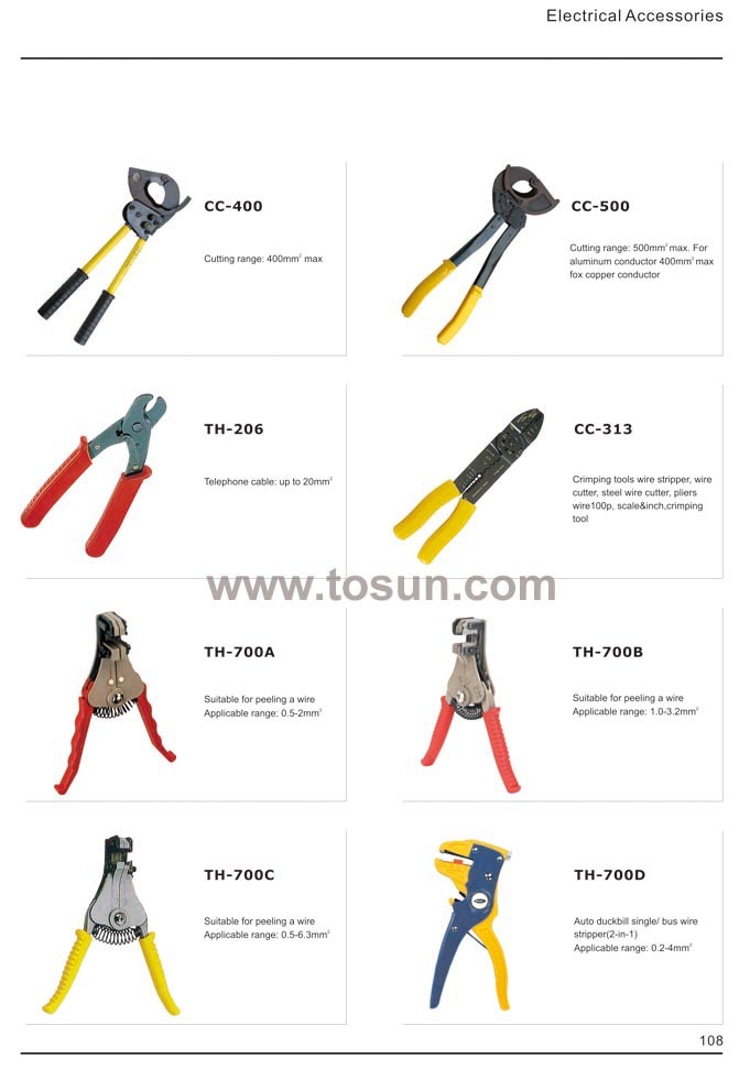 Wire Stripper for Peeling 1.0-3.2sqmm Wire