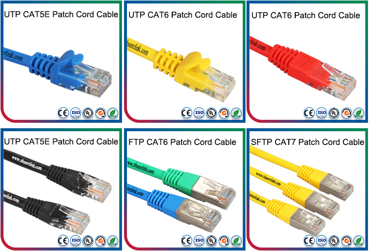 LAN Ethernet Network Cable SFTP CAT6A AMP Patch Cord Cable