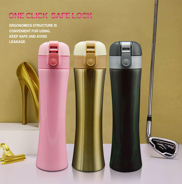 500ml Stainless Steel Sport Vacuum Water Bottle