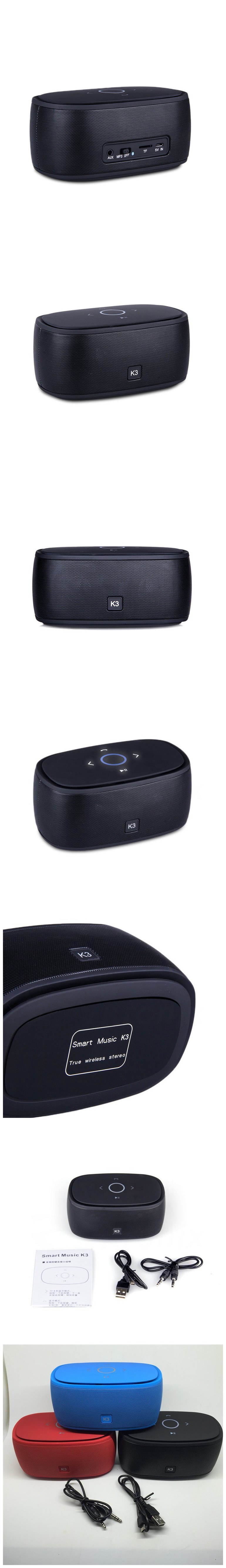 Shenzhen Factory Bluetooth Touchable Super Bass Speakers for Mobile PC