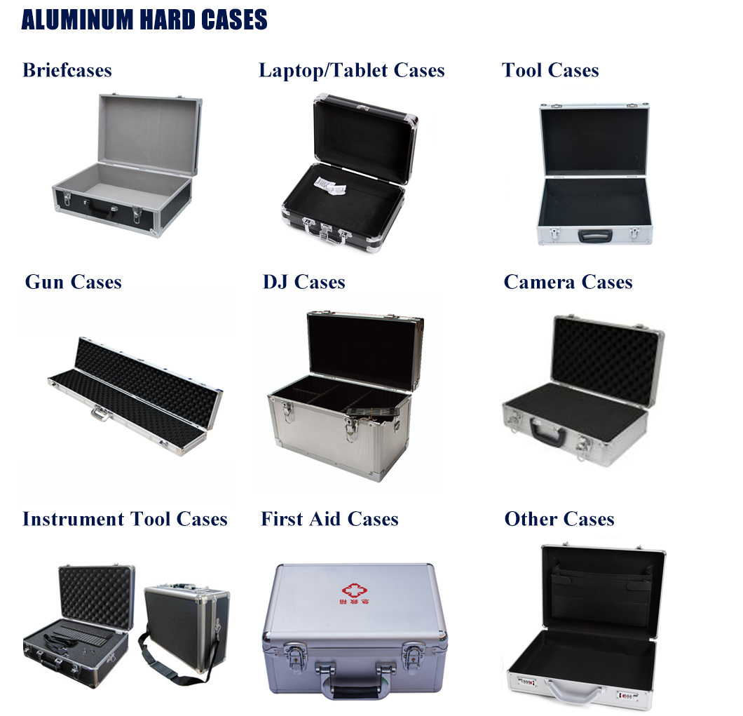 Classic Aluminum CD Hard Shell Case with Different Size