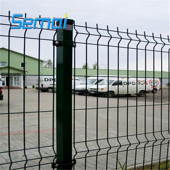 PVC Coated Triangular Bends Welded Wire Mesh Fence