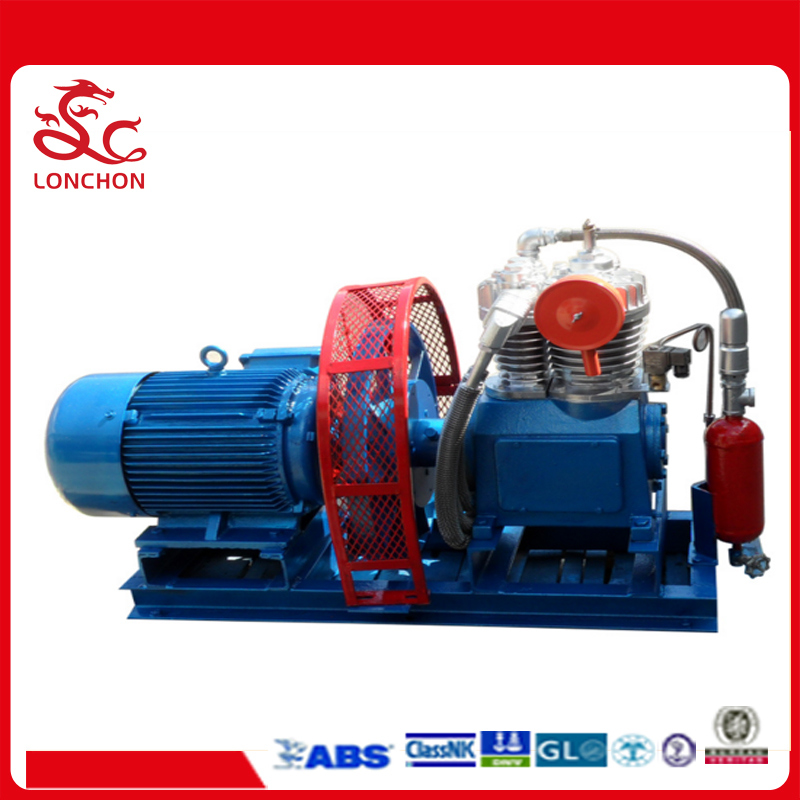 Vertical Type Air Cooling Marine Reciprocating Air Compressor