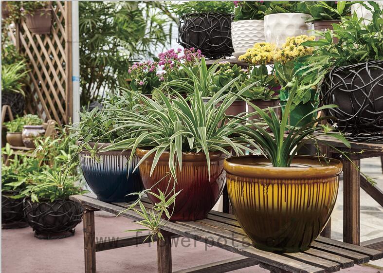 Flow Coating Decoration Flower Pot (KD9432K-KD9433K)