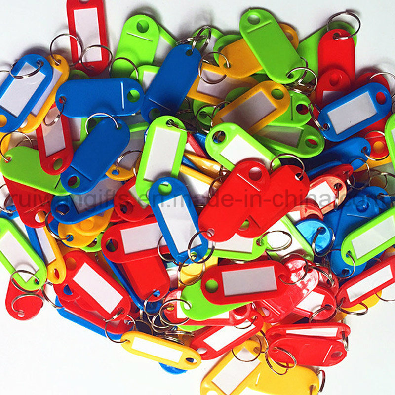 Decorative Plastic Keychain Hang Tags for Hotel