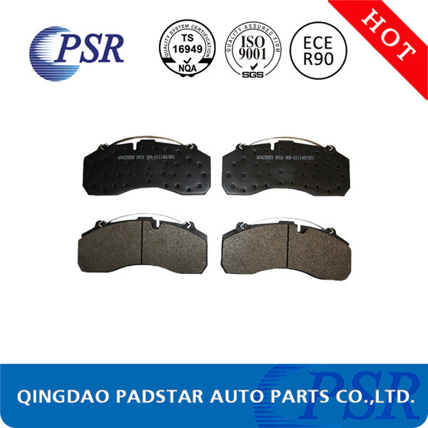 Chian Casting Iron Auto Spare Part Truck Brake Pads and Accessories for Mercedes-Benz