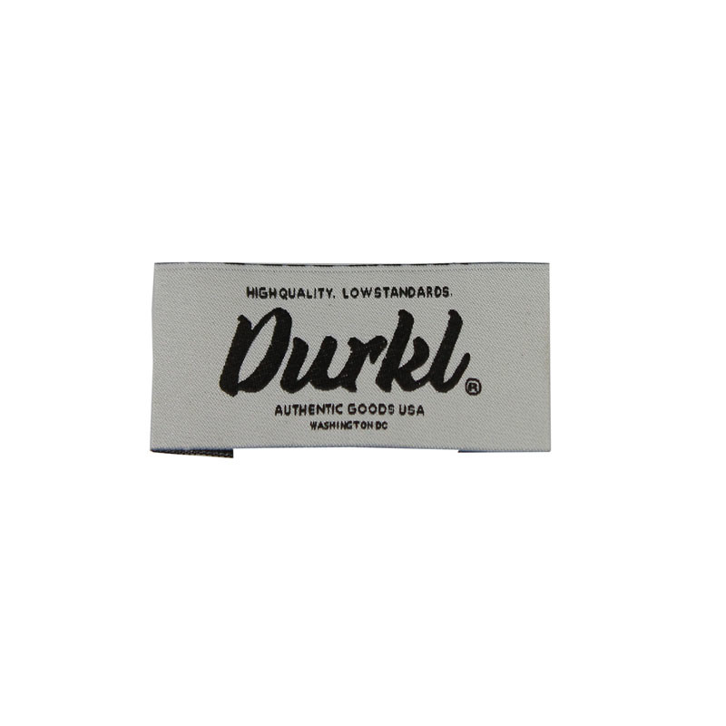 Center Folded Polyester Woven Fabric Labels for Clothing