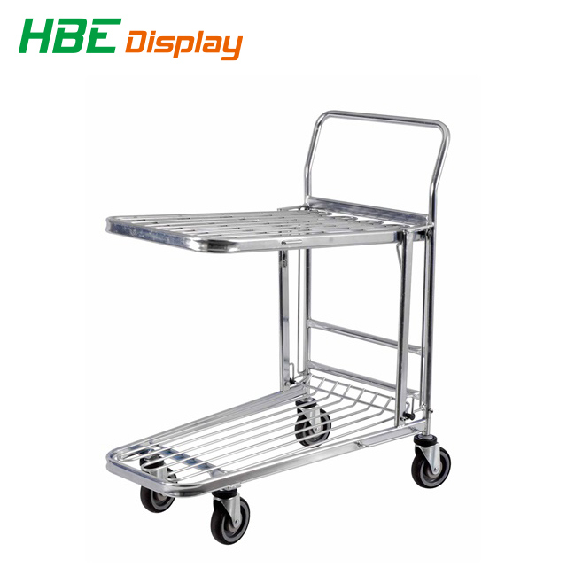 Heavy Duty Warehouse Steel Cargo Trolley