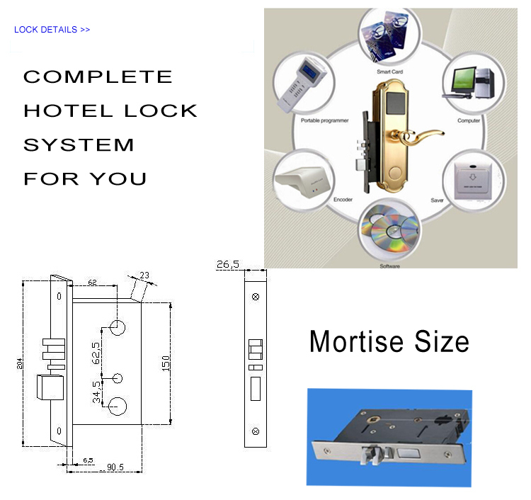 Good Performance Electronic Hotel Door Lock System