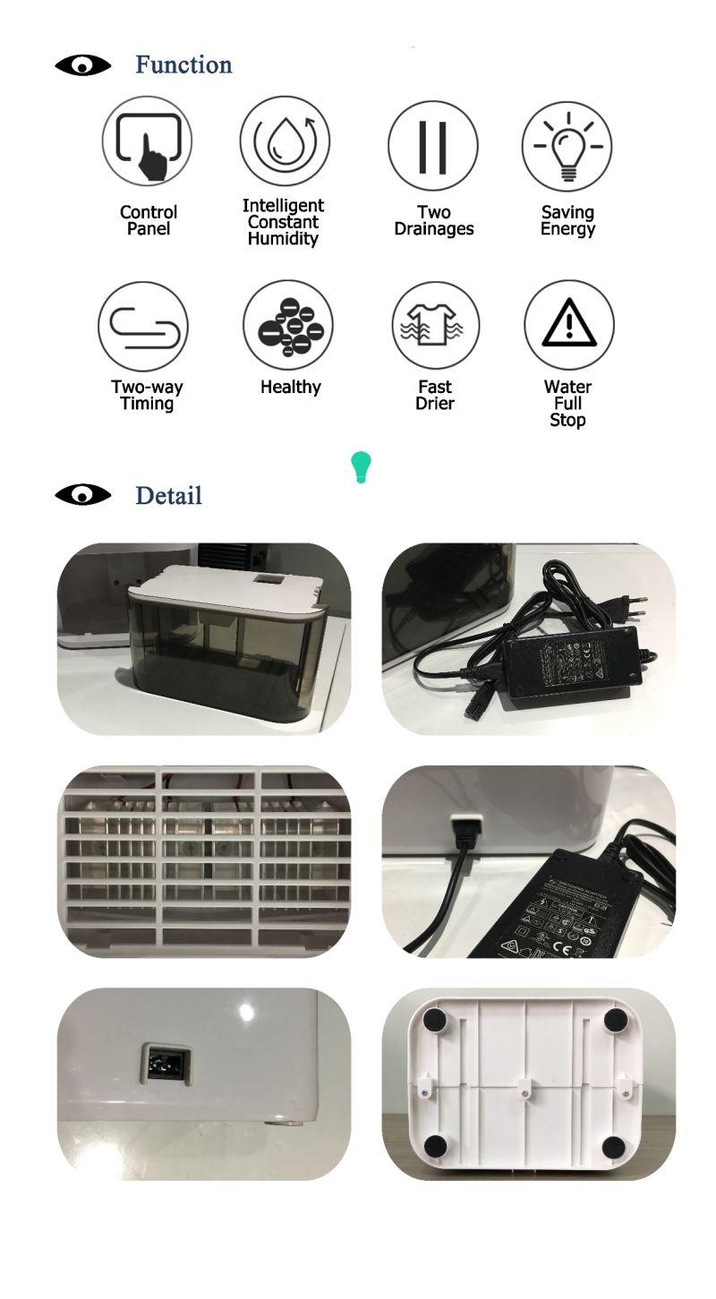 New Portable Air Mini Dehumidifier for Pharmacy