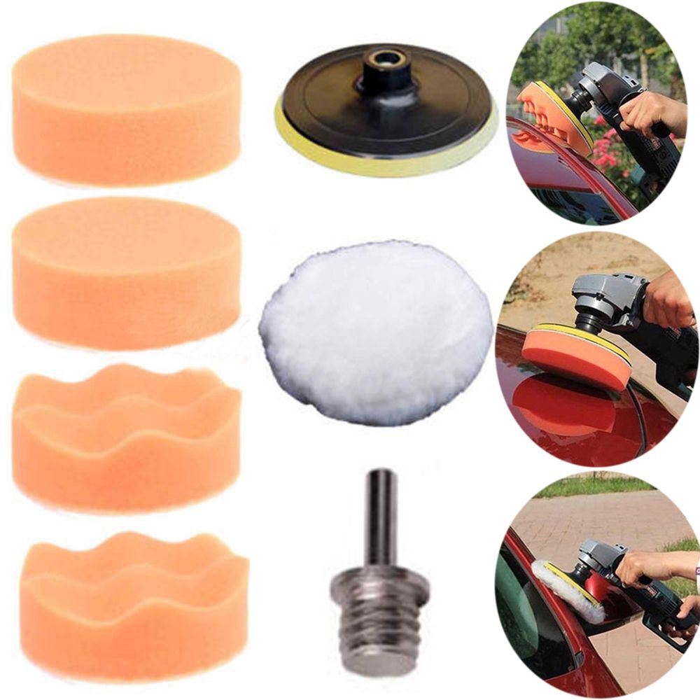Foam Sponge Buffing Wheel with Magic Tape for Car Polishing