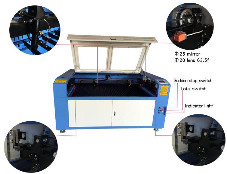 Wood Paper 130W CO2 Laser Cutting Engraving Machine Price 1390