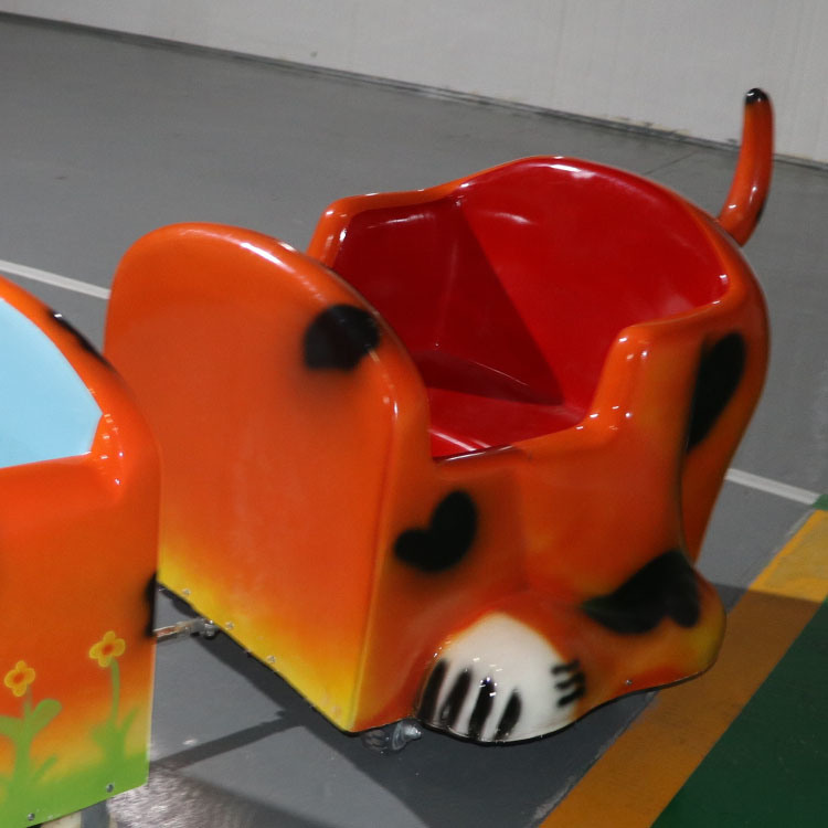 New Design Kids Trackless Electric Ride Light Sensor Dog Train