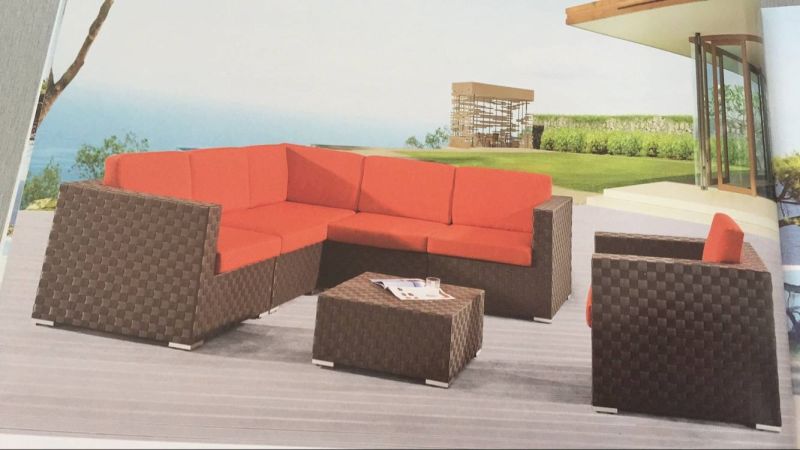 Alu Outdoor Leisure Rattan Sofa