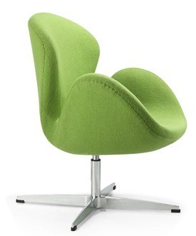 Modern Furniture Rotary Upholstery Soft Leisure Swan Chair