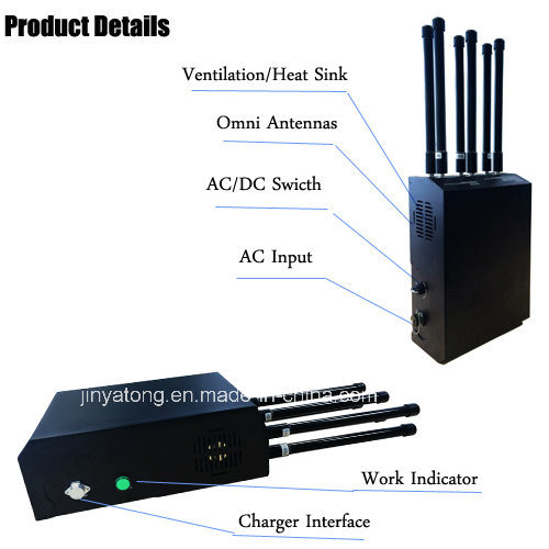 High Power Backpack Cell Phone Signal Jammer for VIP Protection