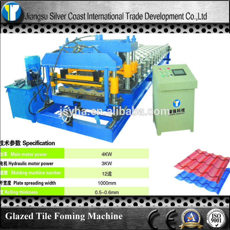 Yq Hot Sale Glazed Tile Forming Machine