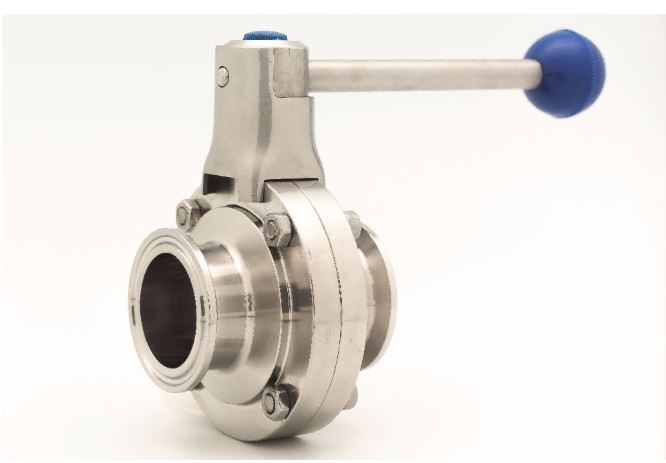 Sanitary Motorized Butterfly Ball Valve with Clamp, Weld, Thread