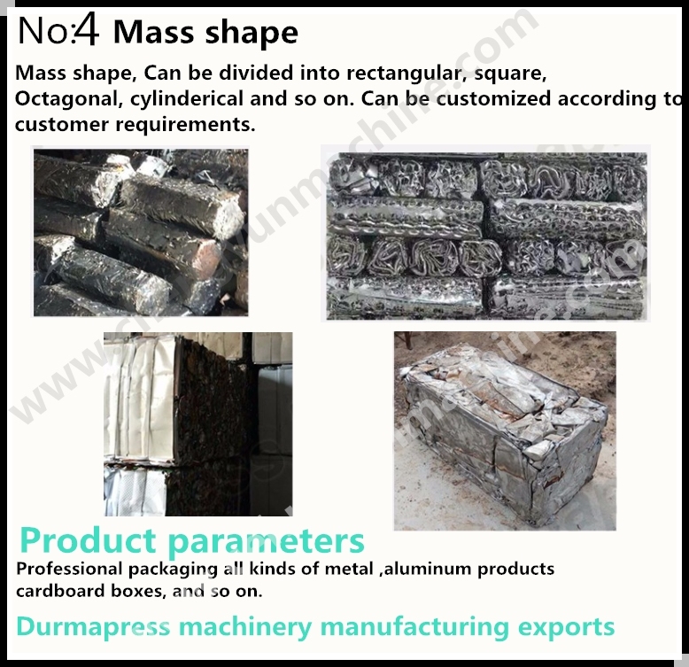 Aluminium Can Baler / Scrap Baler Manufacturer/Scrap Metal Baler Machine
