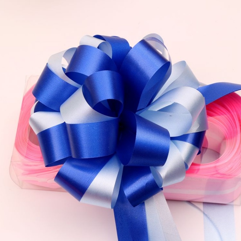 Polyester Ribbons, Pull Bows for Wedding Decoration