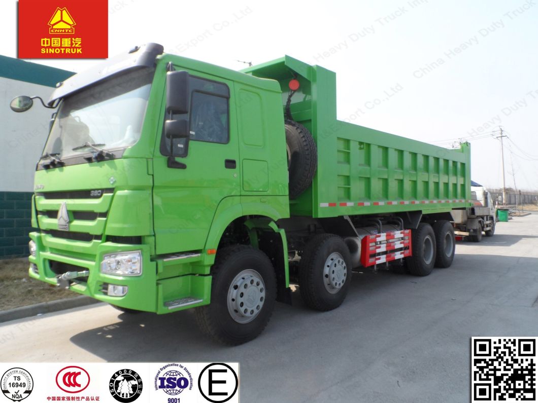 China 8X4 371HP Heavy Tipper Dump Truck