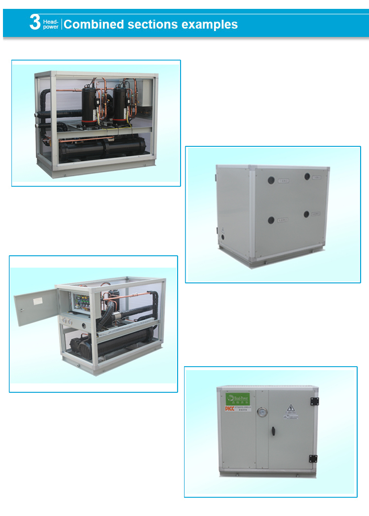 Motor Protection Industrial Water Cooled Water Chiller Scroll Type Industrial