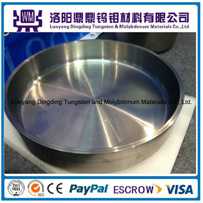 China Top Quality High Purity 99.95% Sapphire Crystal Tungsten Crucible with Factory Price