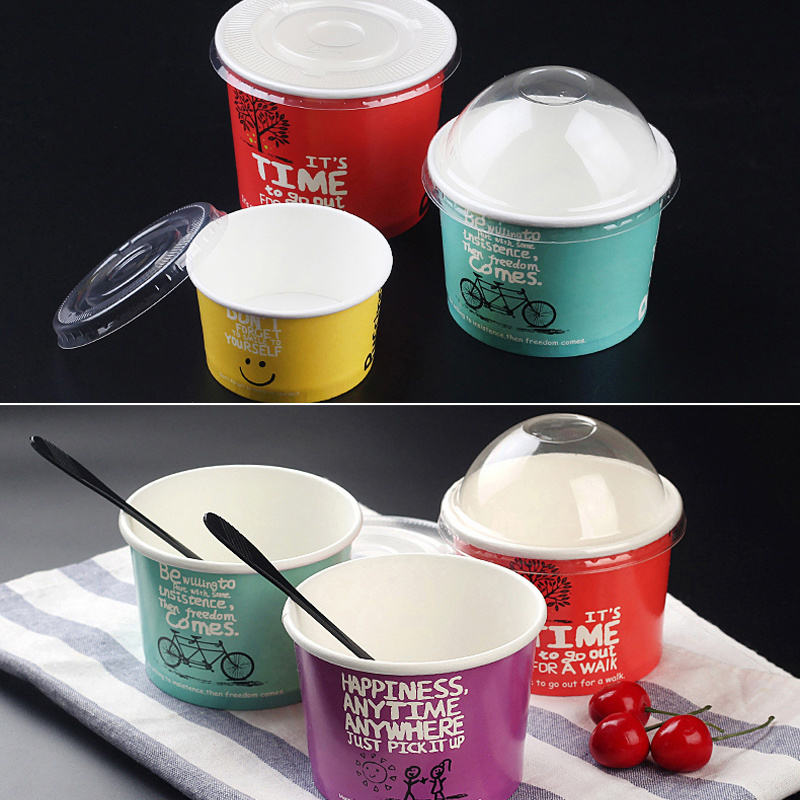 Wholesale Paper Ice Cream Bowl