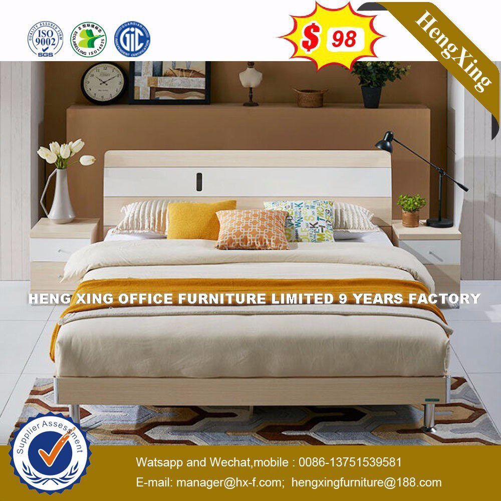 Top-Selling Hardware Soft LeatherÂ  Wooden Bed (HX-8NR0836)