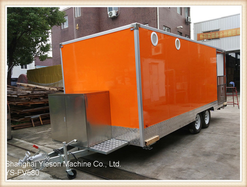 Ys-Fv580 High Quality Mobile Restaurant Truck Fast Food Van for Sale