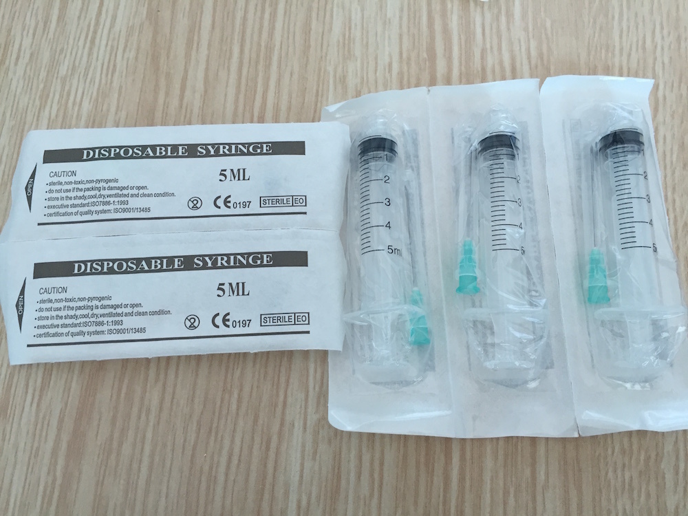 Disposable Syringe with Needle CE FDA ISO