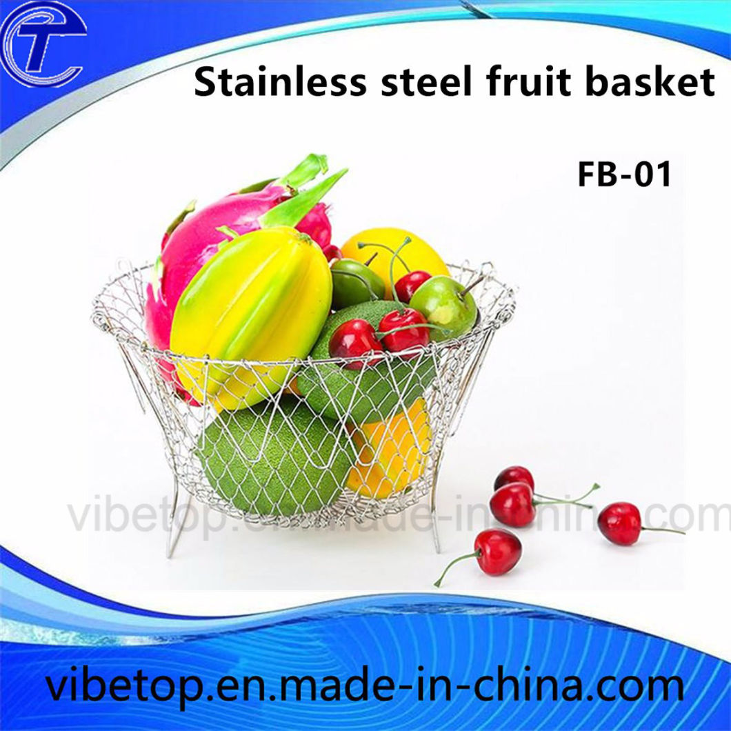 2018 Stainless Steel Dried Fruits/Vegetables/Fruits Basket (FB-02)