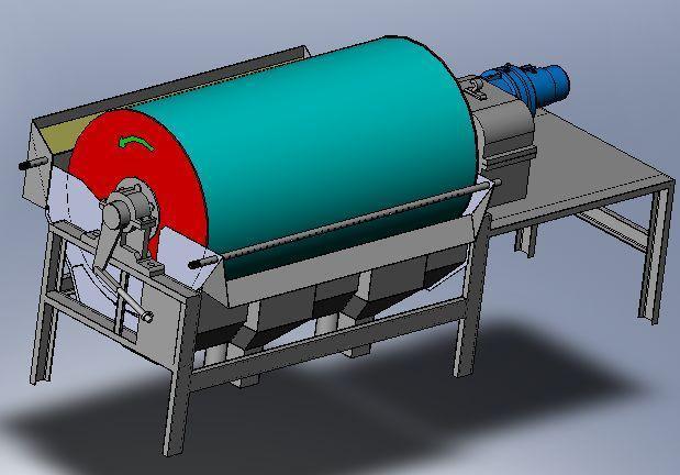 CTB Series Iron Ore Wet Drum Magnetic Separator