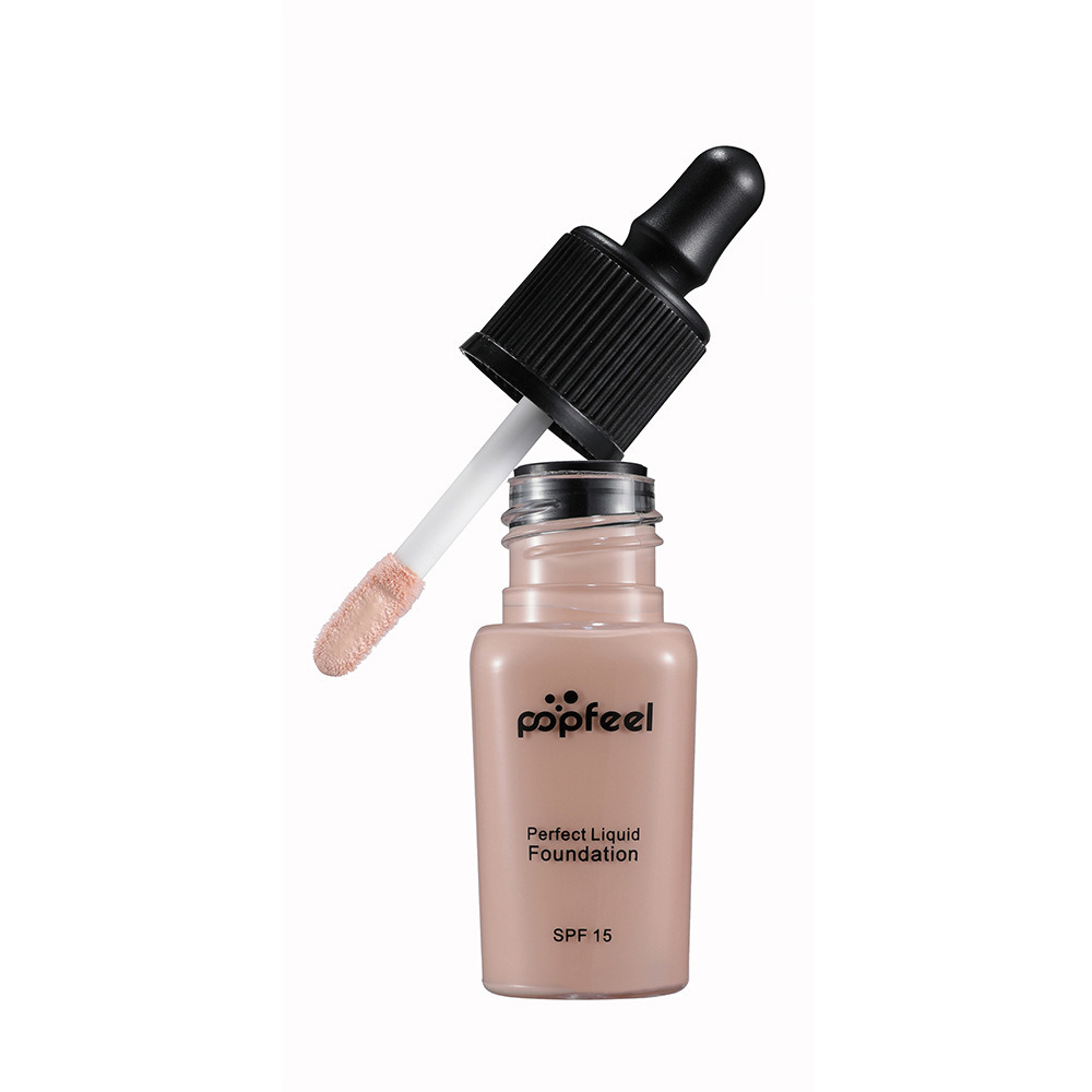 6 Colors Moisture and Shine Face Liquid Founation & Concealer Highlighter Makeup