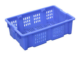 180# Cover Reversible Piled Plastc Turnover Crate for Logistics