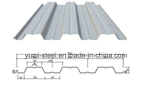 Steel Galvanized Corrugated Metal Joists Opened Type Floor Decking Sheet