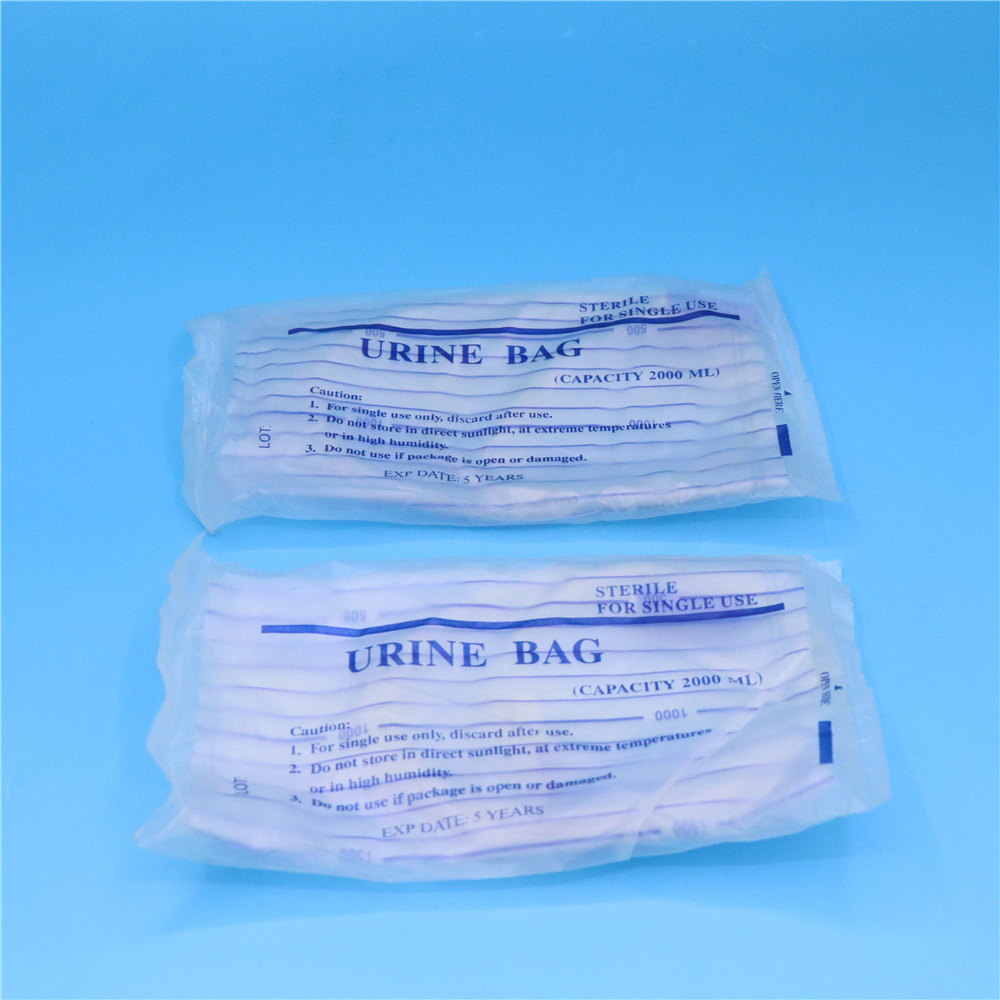 High Quality Disposable 2000ml Sterile Urine Bag for Adult Baby
