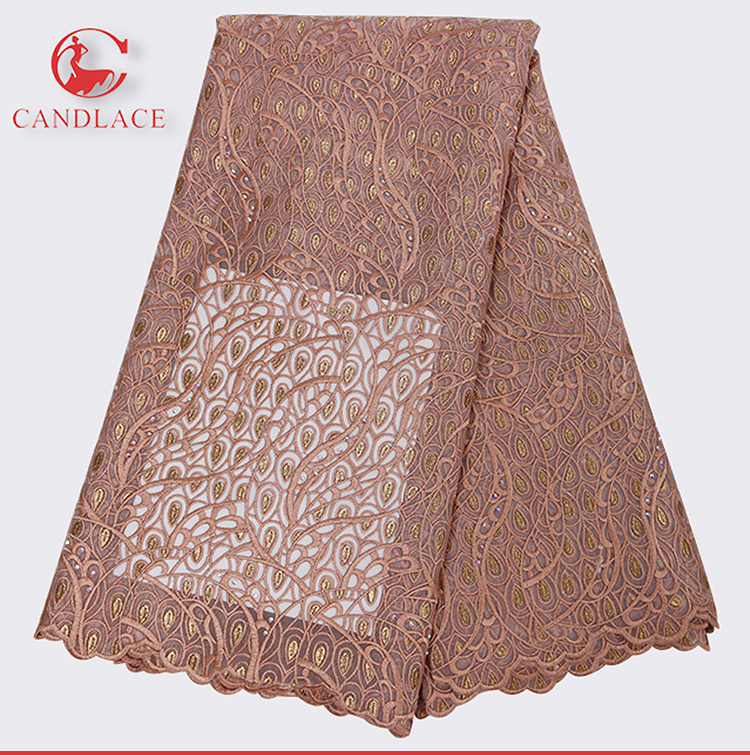 Fashion Design New Arrival Soft African Tulle Lace Fabric for Wedding