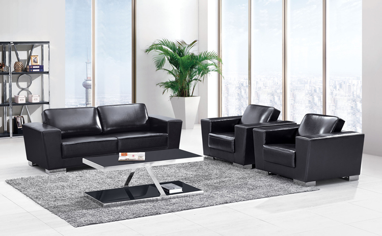 Luxury Type CEO Room Office Sofa with Top Leather Finished