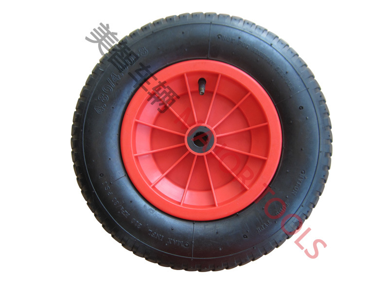 Heavy Duty Wheelbarrow Pneumatic Rubber Wheels Tyre 4.00-8