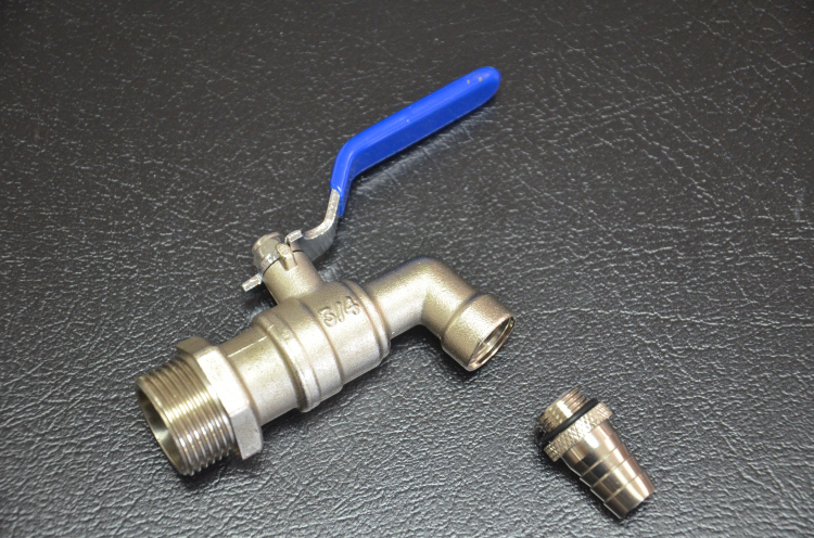 Chrome Plated Brass Bibcock Ball Valve