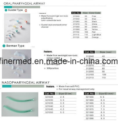 Medical PVC Oxygen Face Mask with Tube