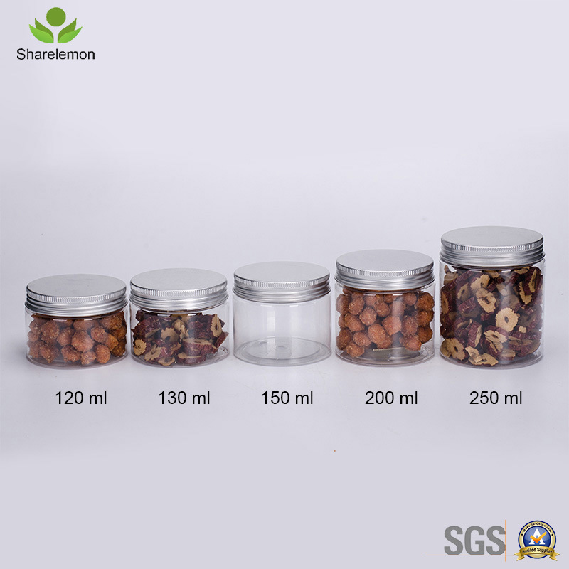 100ml Plastic Cream Jar with Black Cap for Food Packaging