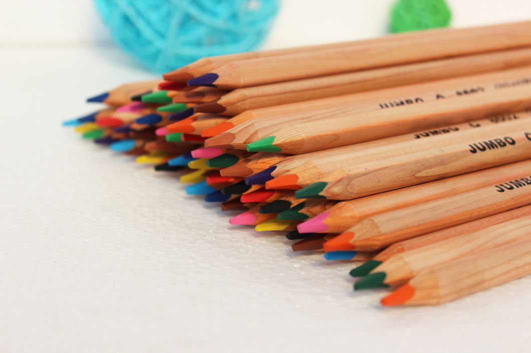 Cedarwood Color Pencils, Jumbo Size Color Pencils