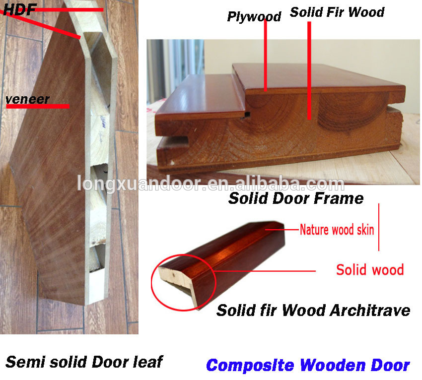 High Quality Interior Solid Wooden Door Design For Hotel