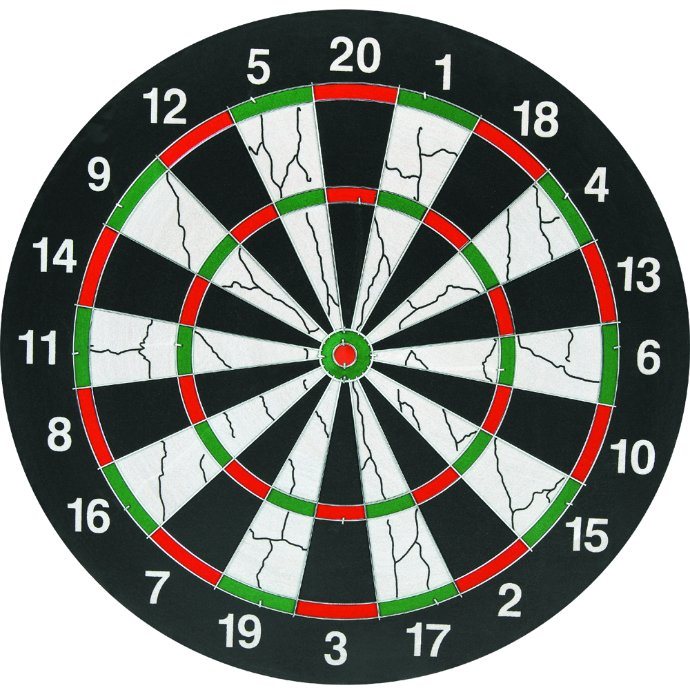 2018 New Hot Selling Promotional Flocked Dartboard