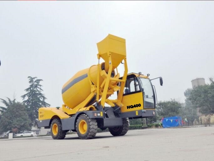 Haiqin Brand Self Loading Mobile Concrete Mixer Truck (HQ400) for Sale