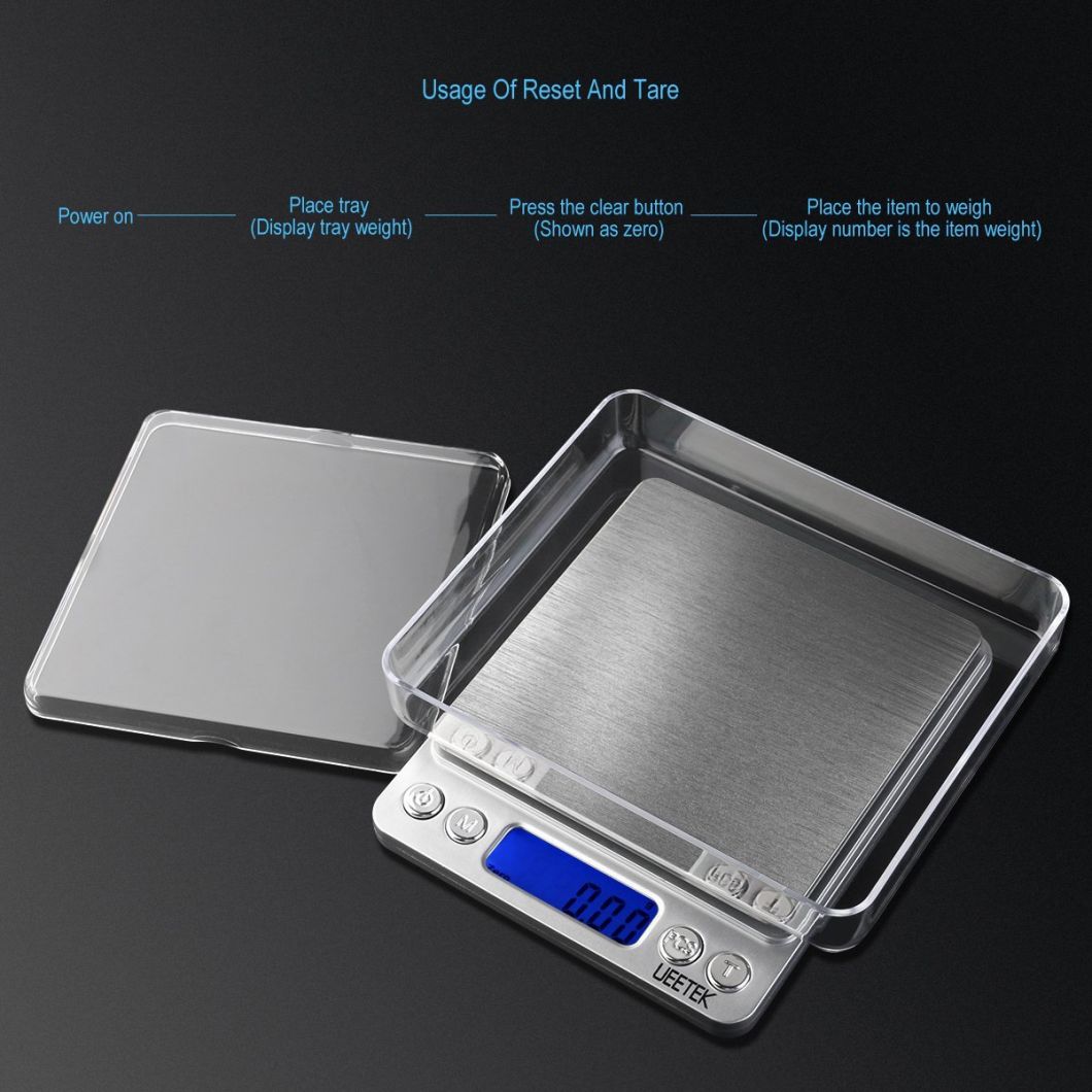 0.1gram Precision Jewelry Electronic Digital Balance Weight Pocket Scale 3000g