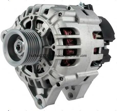 Alternator for Citroen C2, C3, C4, Peugeot 307, 437409, 0986048911, Ca1665IR, 229123802, 12V 90A