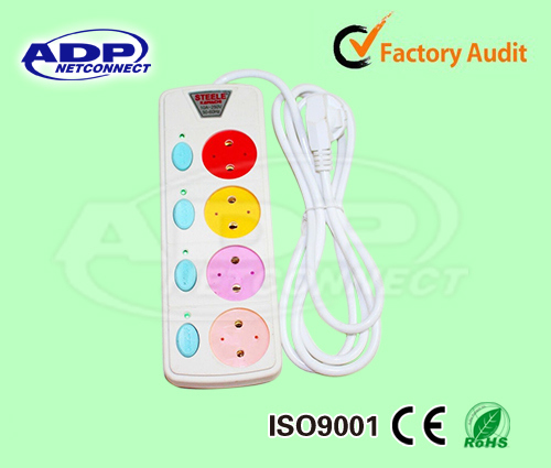 Electric Flexible Power Strip Outler Socket with Switch